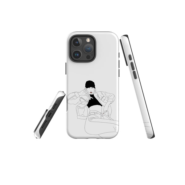 Black Cap by Keagan Haight - iPhone Tough Case