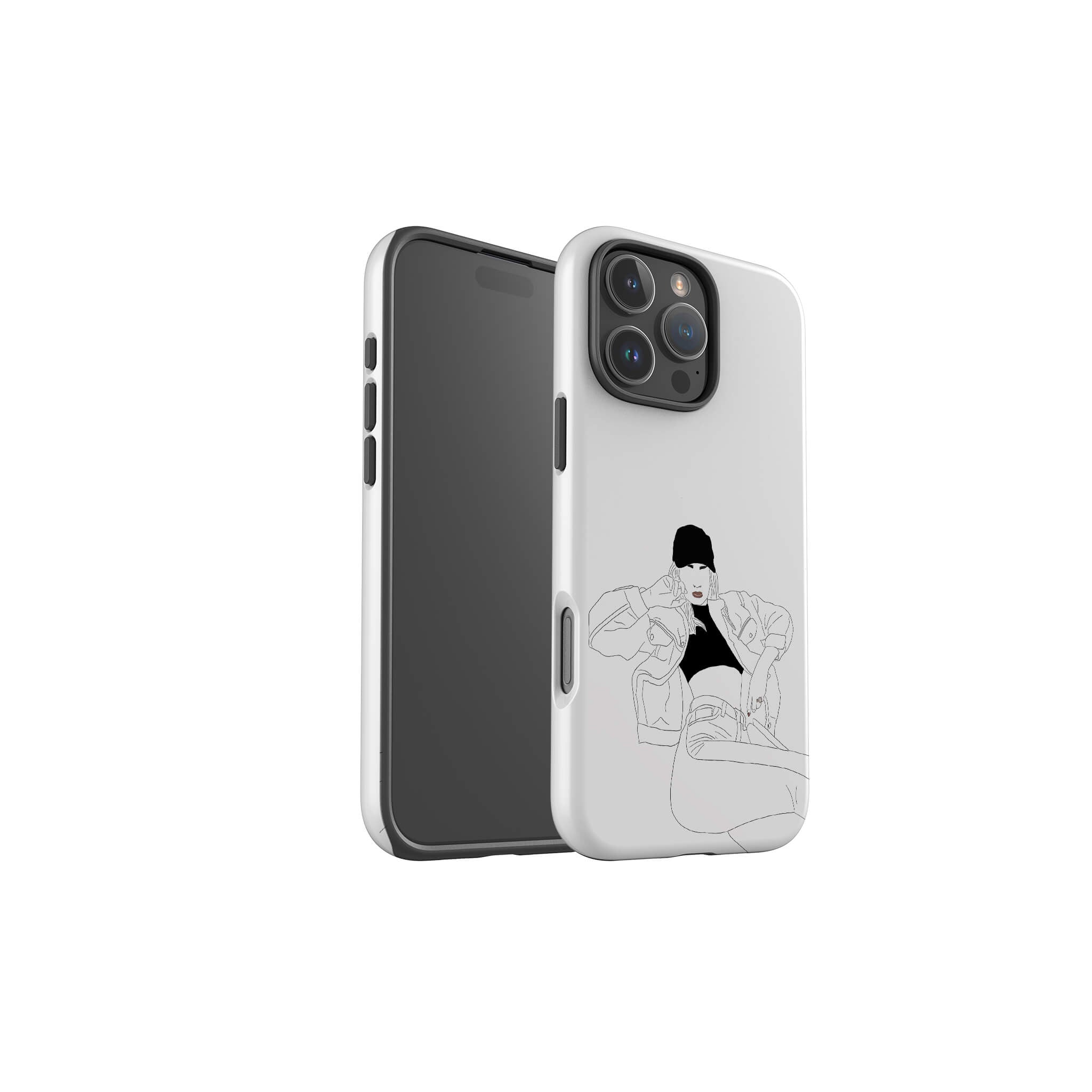 Black Cap by Keagan Haight Tough Case for iPhone — Finnaij