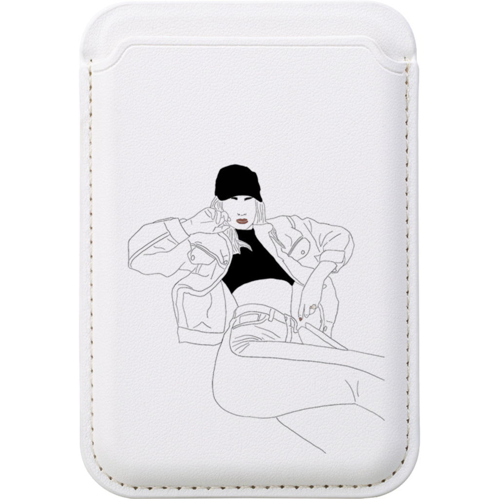 Black Cap by Keagan Haight — Magsafe Wallet for White — Finnaij