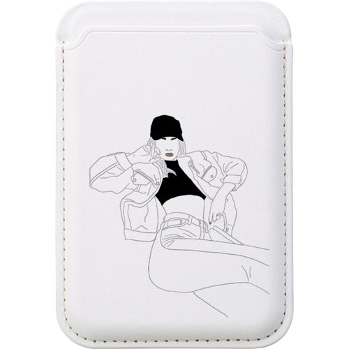 Black Cap by Keagan Haight — Magsafe Wallet for White — Finnaij