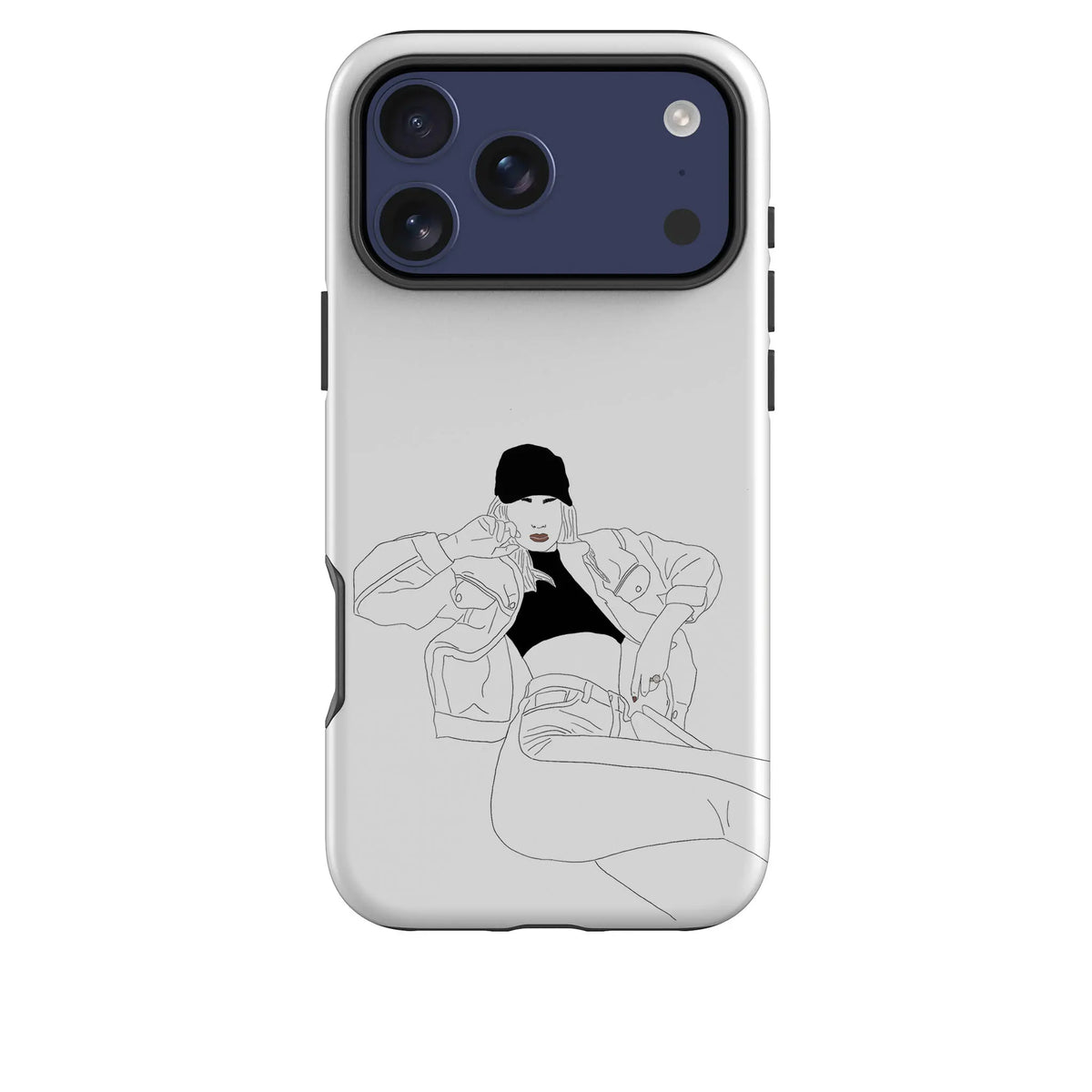 Black Cap by Keagan Haight — Tough Case for iPhone — Finnaij