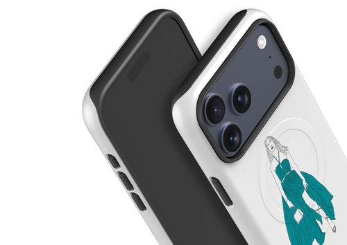 Blue Dress by Keagan Haight — Magsafe Tough Case for iPhone — Finnaij