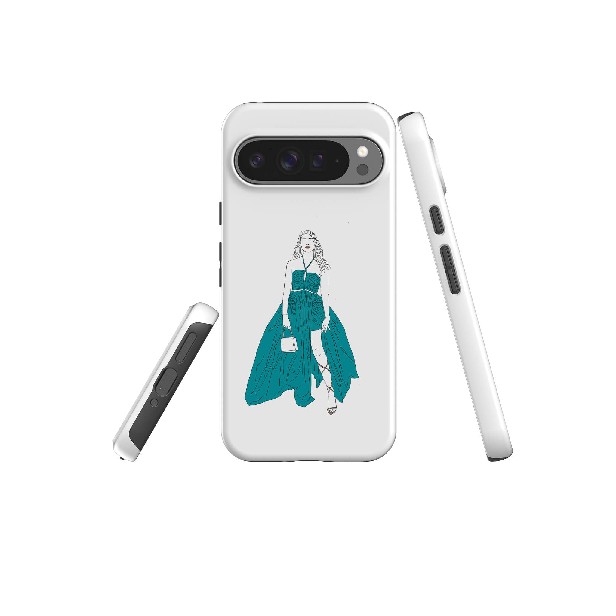 Blue Dress by Keagan Haight Tough Case for Google Pixel — Finnaij