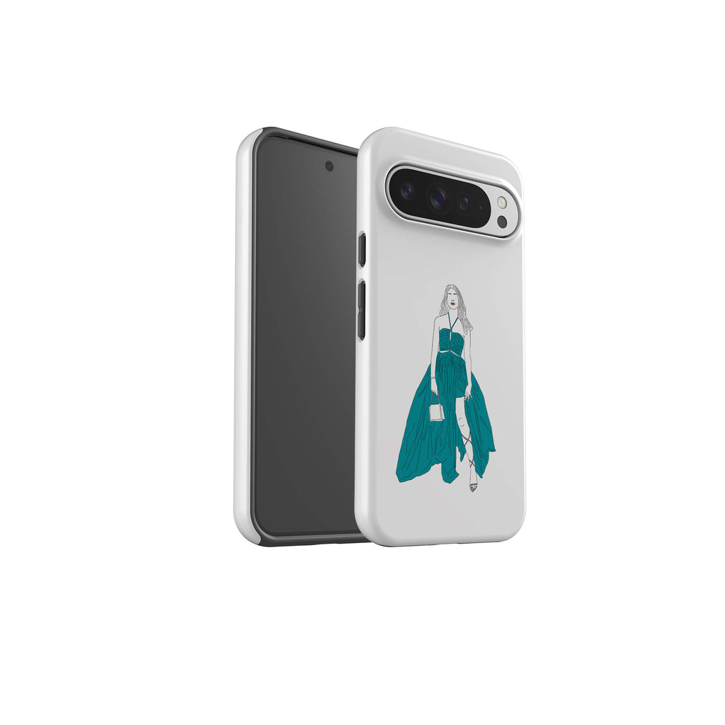 Blue Dress by Keagan Haight Tough Case for Google Pixel — Finnaij