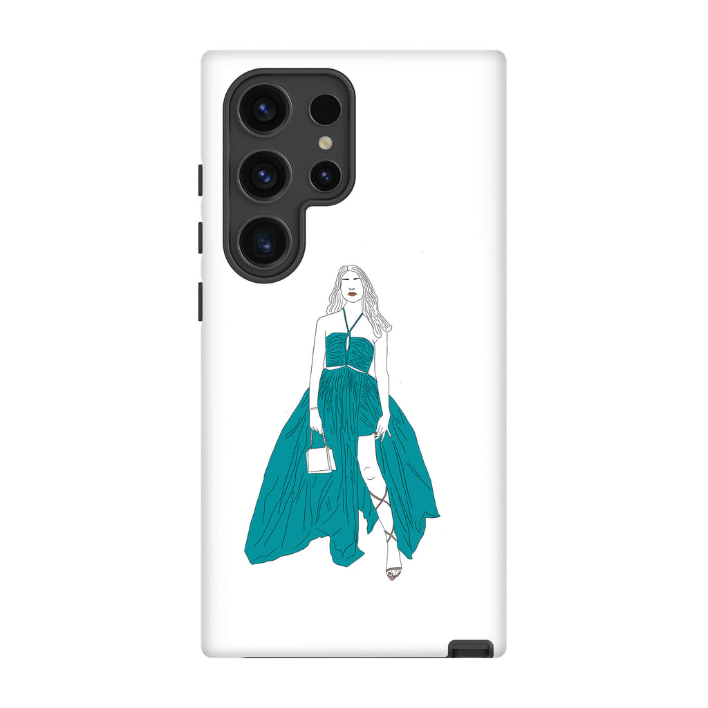 Blue Dress by Keagan Haight Tough Case for Samsung Galaxy — Finnaij