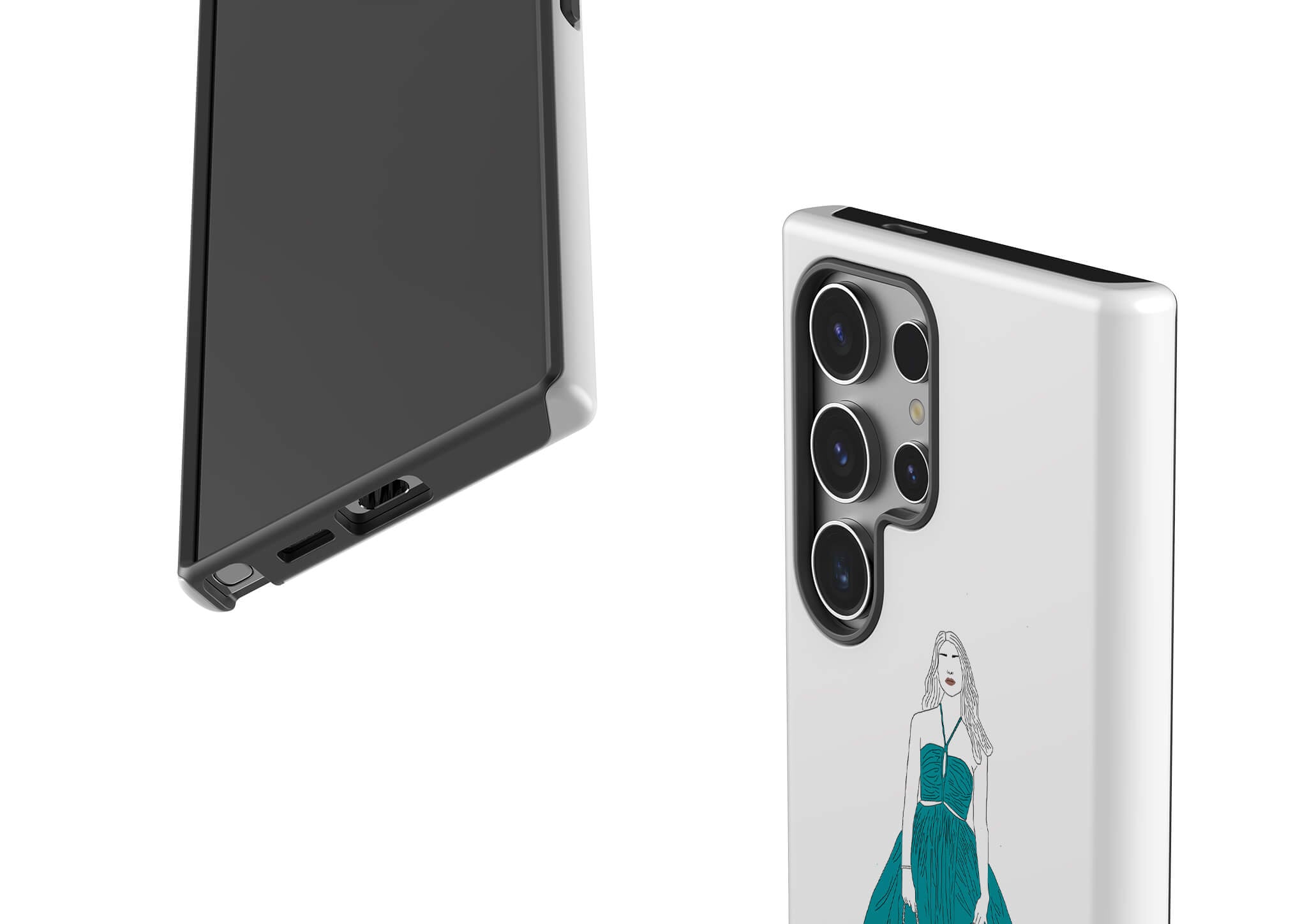 Blue Dress by Keagan Haight Tough Case for Samsung Galaxy — Finnaij