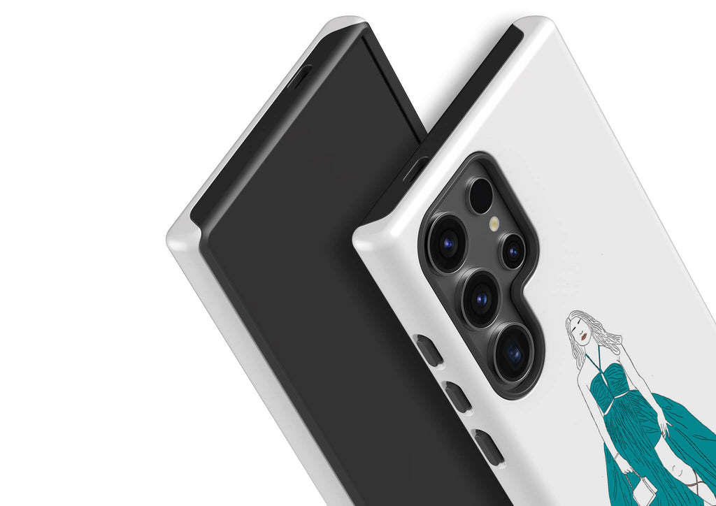 Blue Dress by Keagan Haight Tough Case for Samsung Galaxy — Finnaij