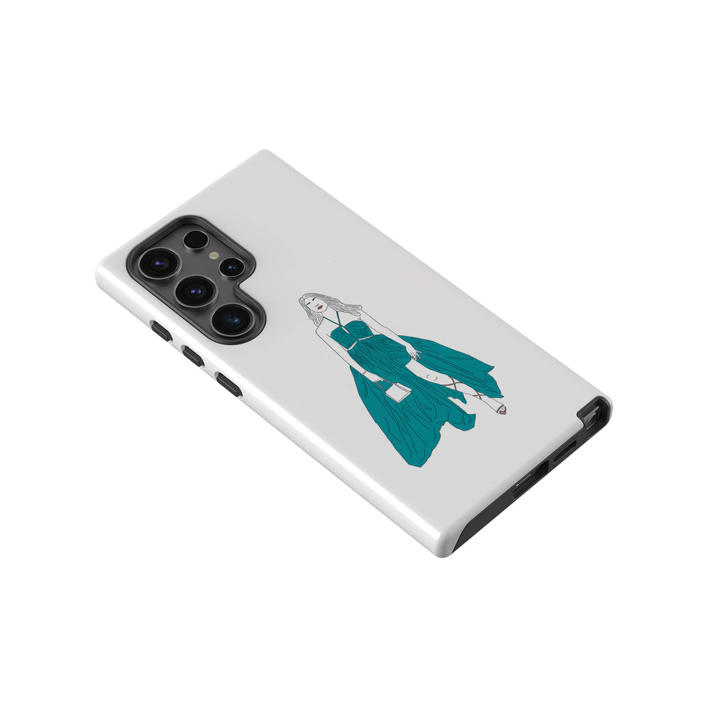 Blue Dress by Keagan Haight Tough Case for Samsung Galaxy — Finnaij