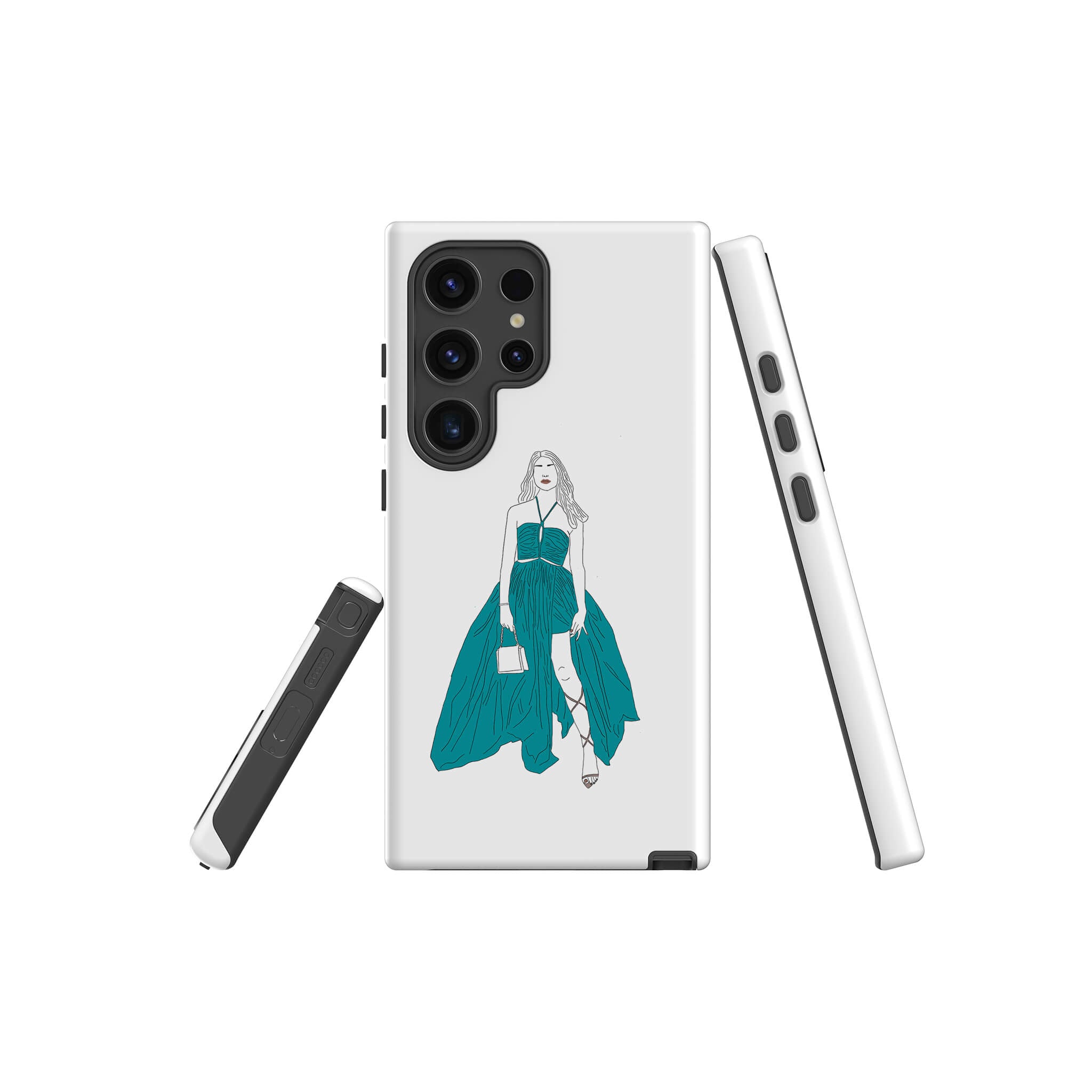 Blue Dress by Keagan Haight Tough Case for Samsung Galaxy — Finnaij