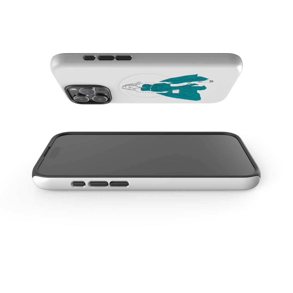 Blue Dress by Keagan Haight — Magsafe Tough Case for iPhone — Finnaij