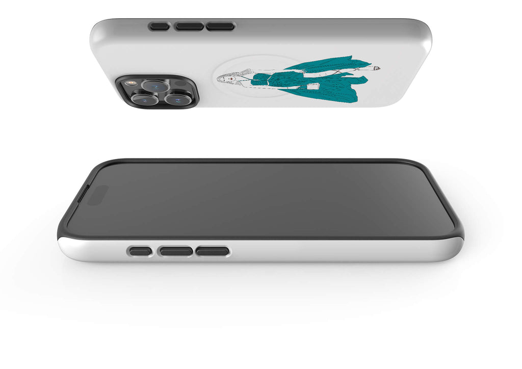 Blue Dress by Keagan Haight — Magsafe Tough Case for iPhone — Finnaij
