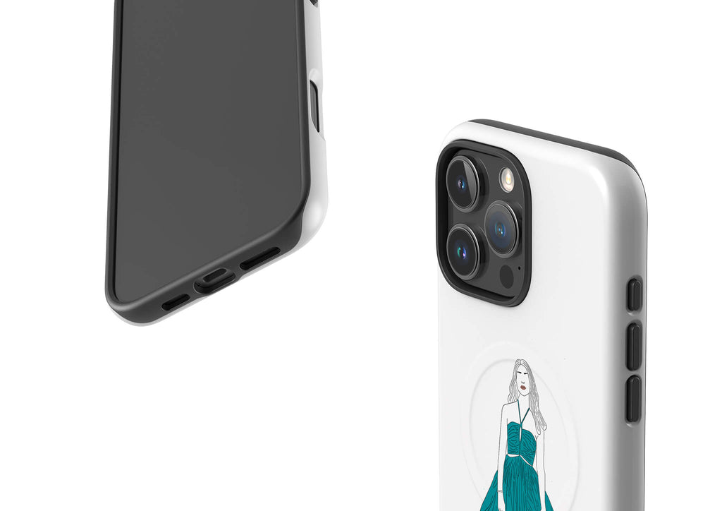 Blue Dress by Keagan Haight — Magsafe Tough Case for iPhone — Finnaij