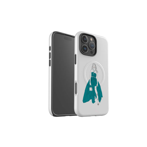 Blue Dress by Keagan Haight — Magsafe Tough Case for iPhone — Finnaij
