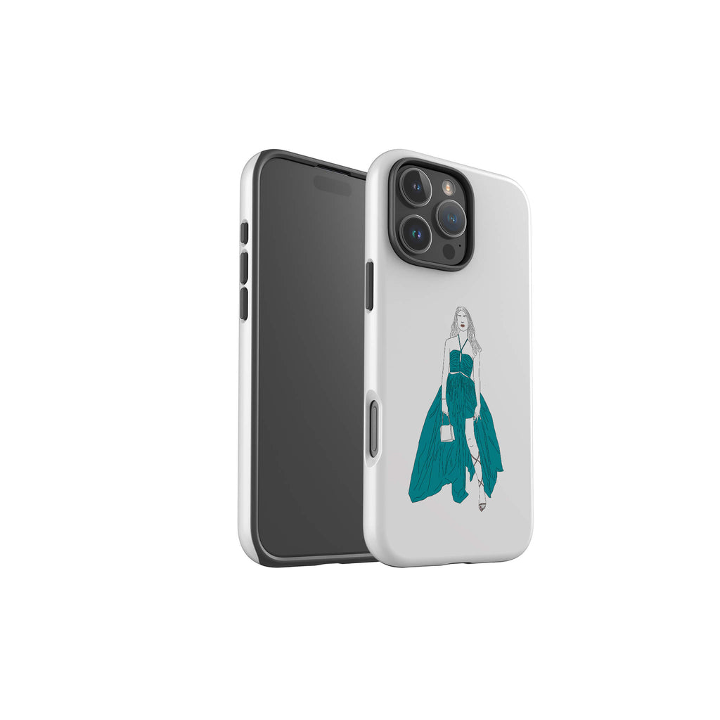 Blue Dress by Keagan Haight Tough Case for iPhone — Finnaij
