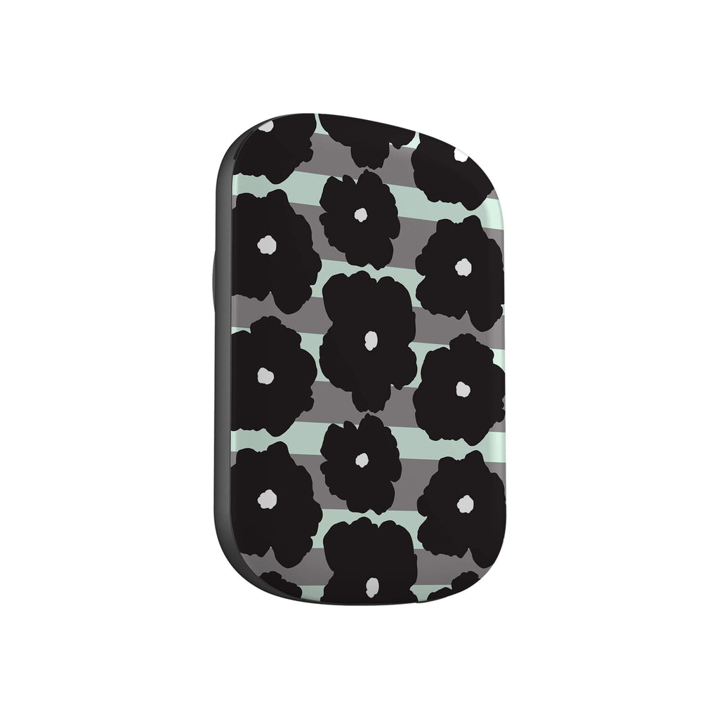 Bold Floral Black MagSafe CHARGEPOD — Finnaij