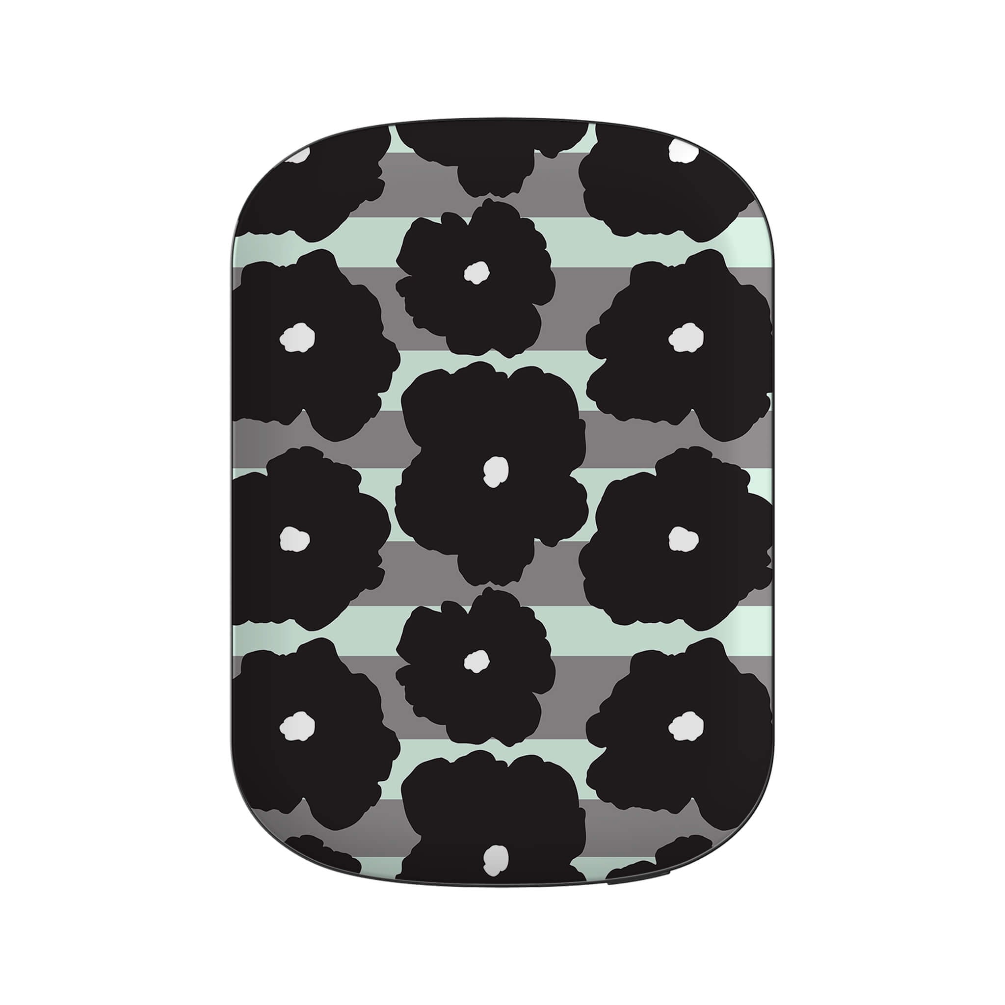 Bold Floral Black MagSafe CHARGEPOD — Finnaij