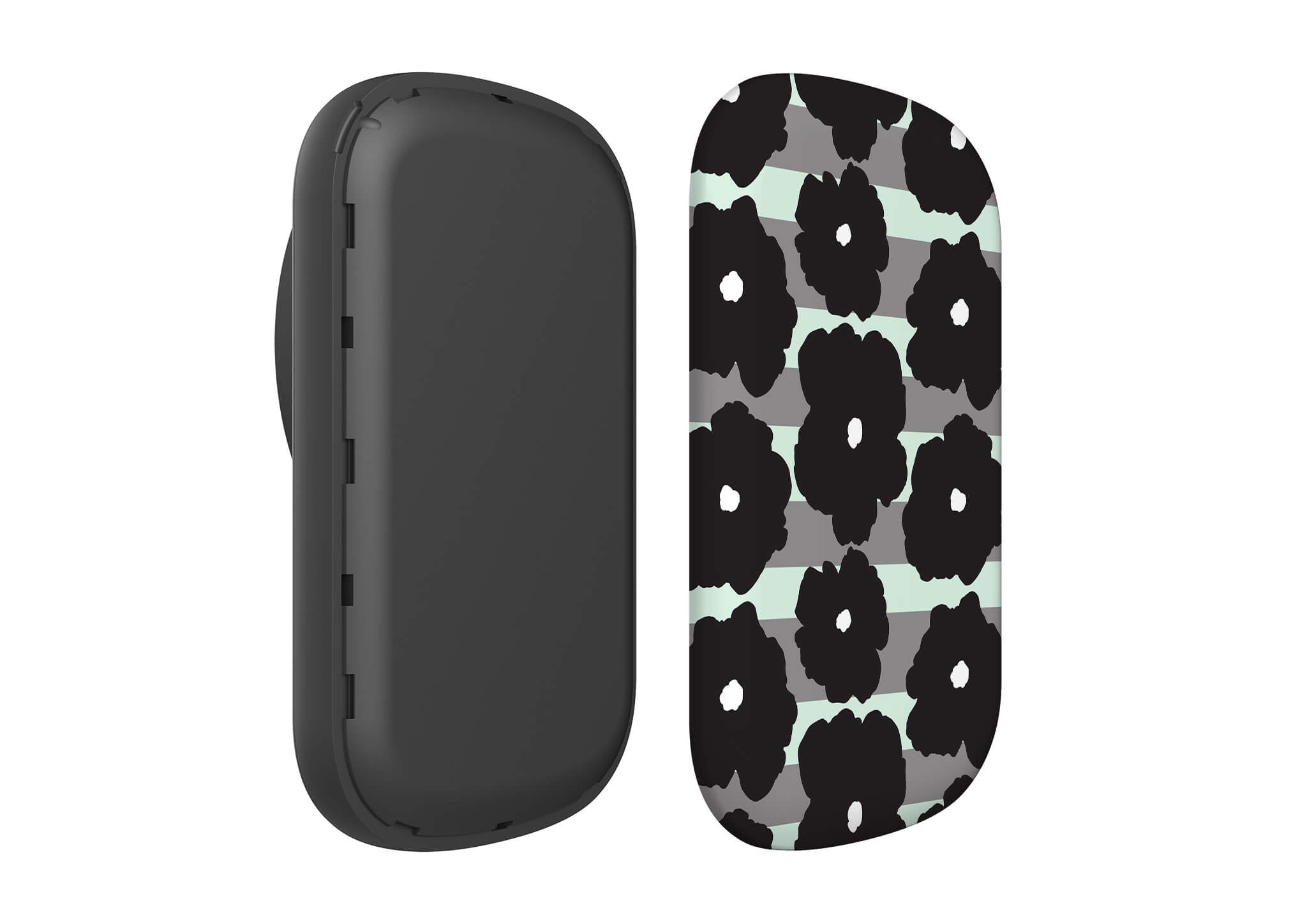 Bold Floral Black — MagSafe CHARGEPOD Shell Only — Finnaij