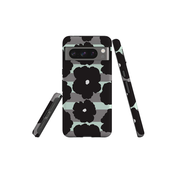 Bold Floral Black - Google Tough Case