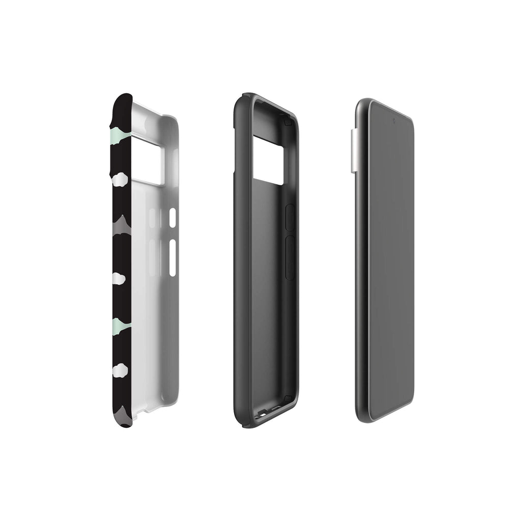 Bold Floral Black Tough Case for Google Pixel — Finnaij