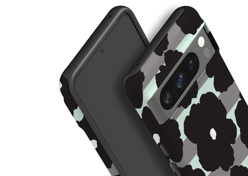 Bold Floral Black — Tough Case for Google — Finnaij