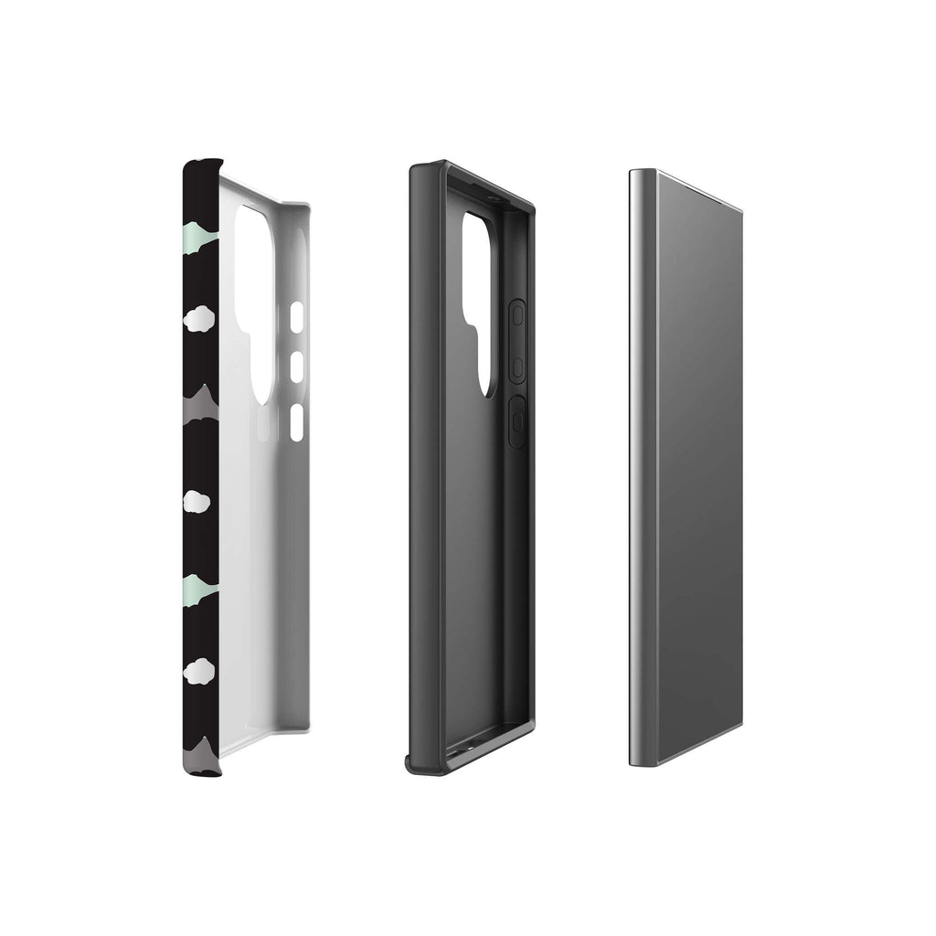 Bold Floral Black Tough Case for Samsung Galaxy — Finnaij