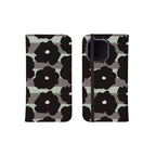 Bold Floral Black — Folio Wallet Case for iPhone — Finnaij