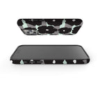 Bold Floral Black — Magsafe Tough Case for iPhone — Finnaij