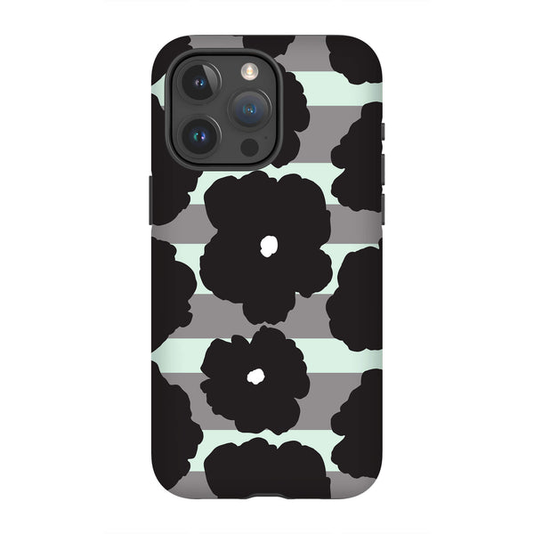 Bold Floral Black - iPhone Tough Case