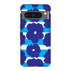 Bold Floral Blue Tough Case for Google Pixel — Finnaij