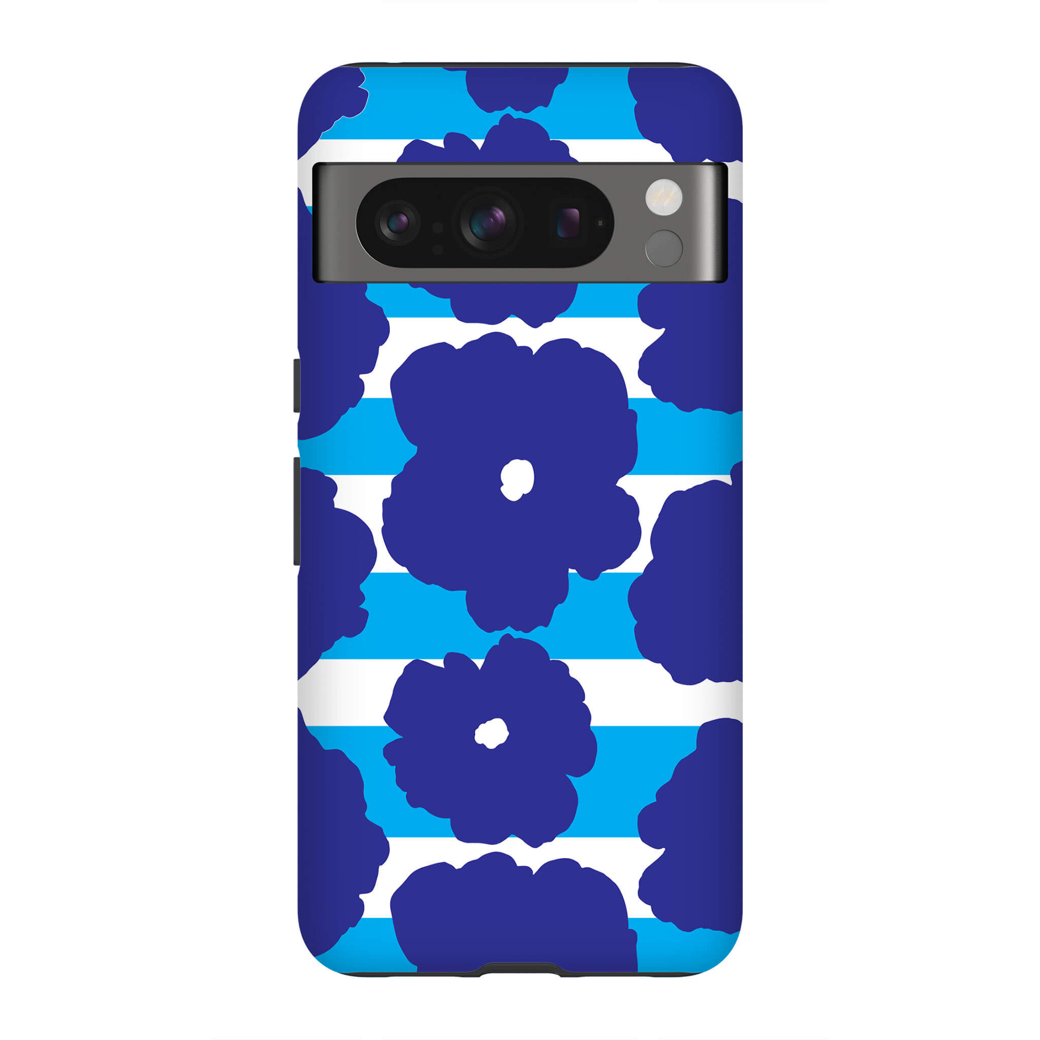 Bold Floral Blue Tough Case for Google Pixel — Finnaij