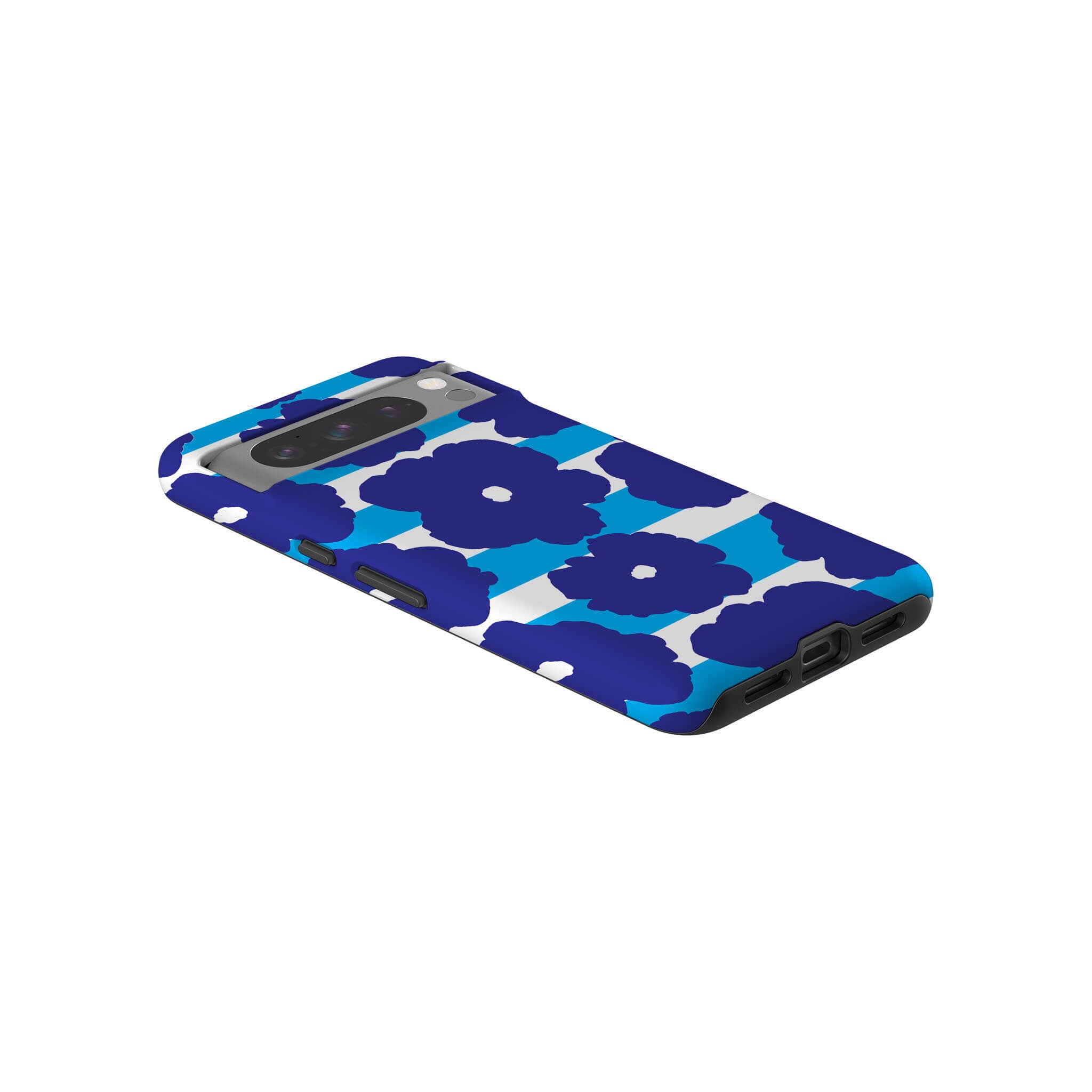 Bold Floral Blue Tough Case for Google Pixel — Finnaij