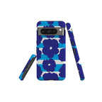 Bold Floral Blue Tough Case for Google Pixel — Finnaij