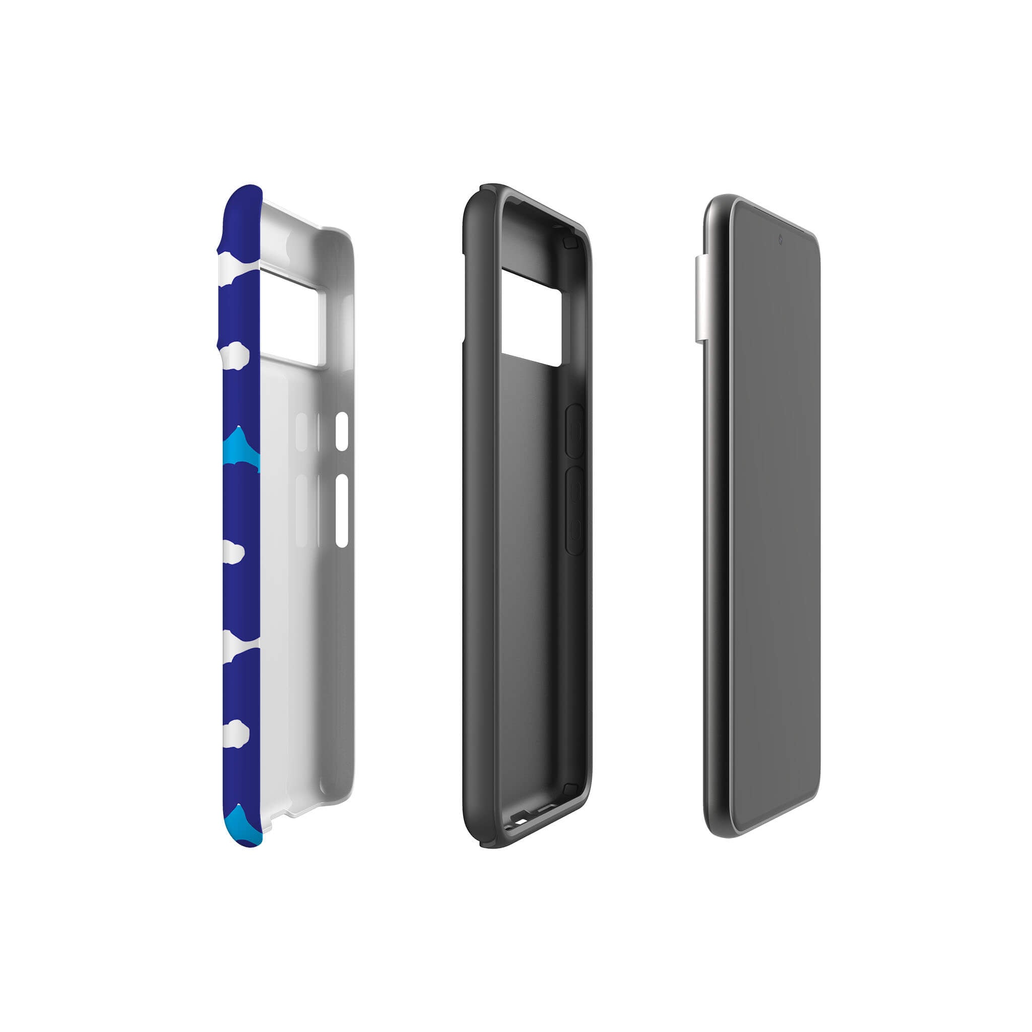 Bold Floral Blue Tough Case for Google Pixel — Finnaij