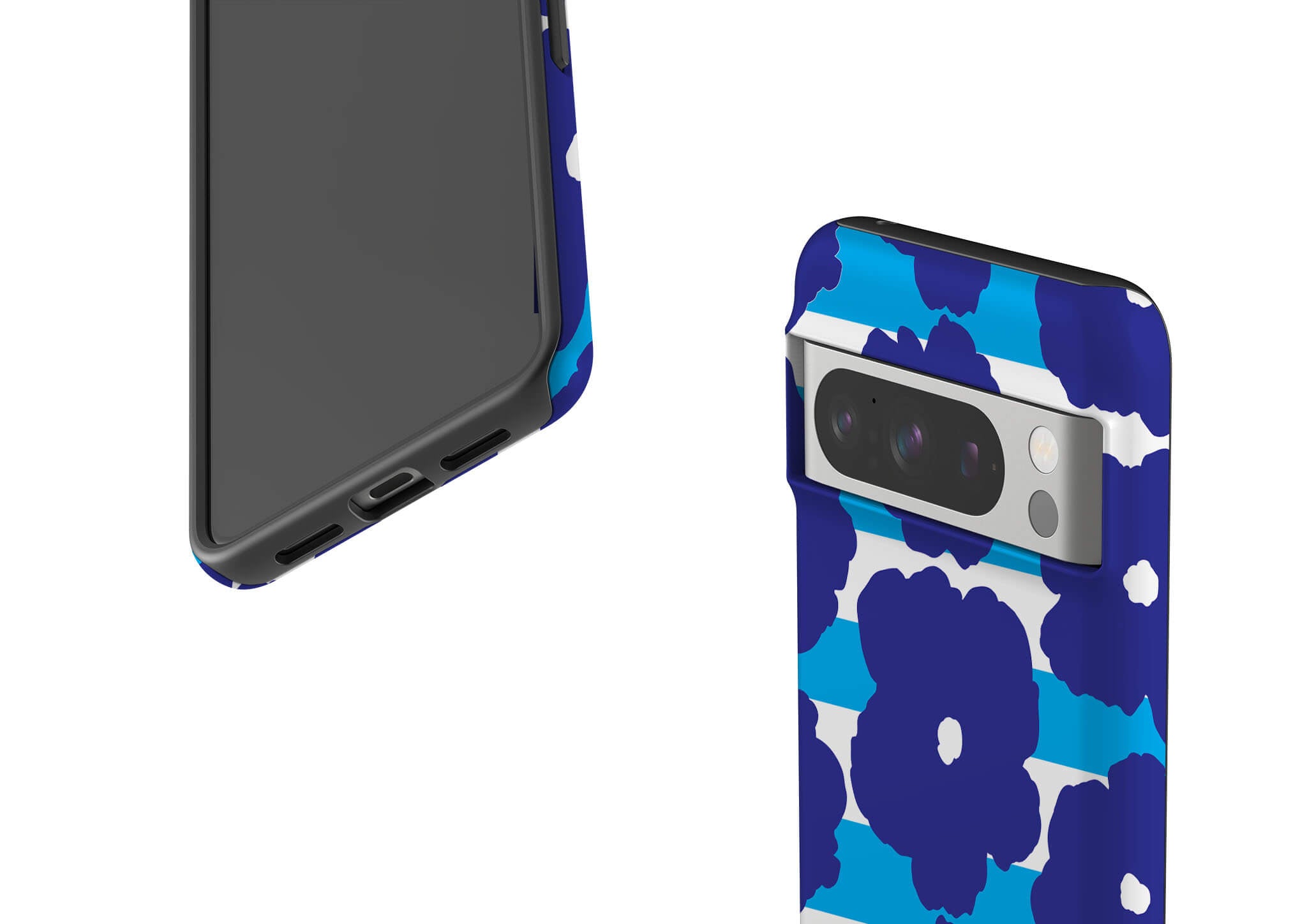 Bold Floral Blue Tough Case for Google Pixel — Finnaij