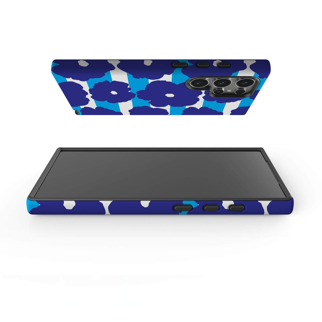 Bold Floral Blue Tough Case for Samsung Galaxy — Finnaij