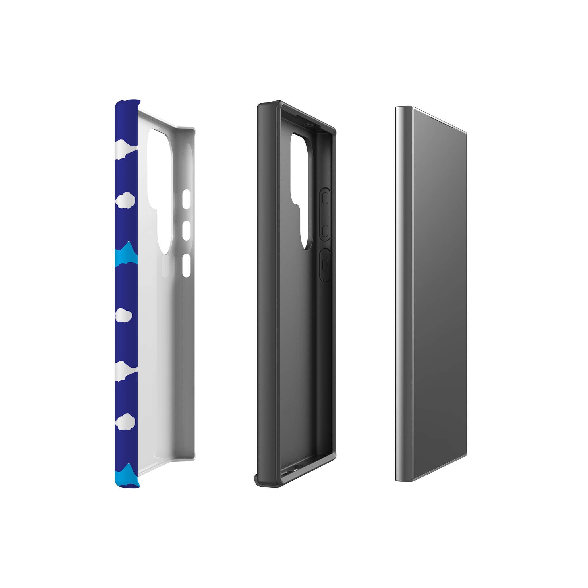 Bold Floral Blue Tough Case for Samsung Galaxy — Finnaij