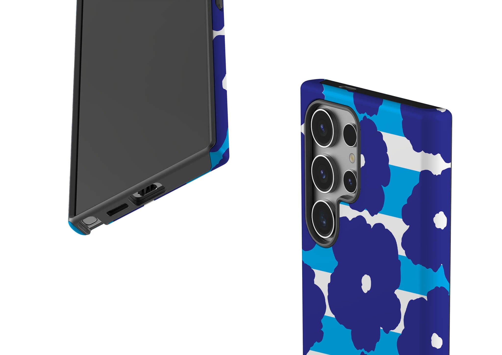Bold Floral Blue Tough Case for Samsung Galaxy — Finnaij