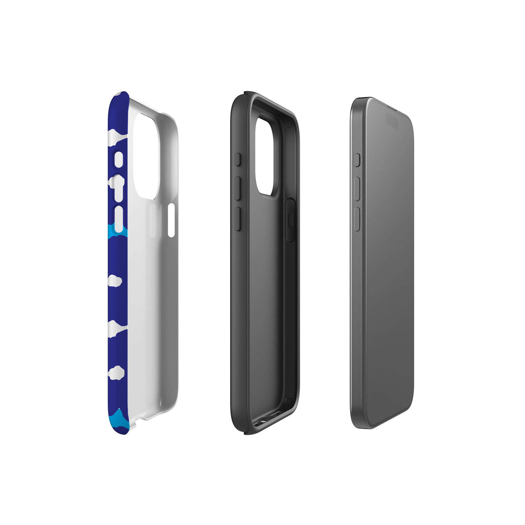 Bold Floral Blue Tough Case for iPhone — Finnaij
