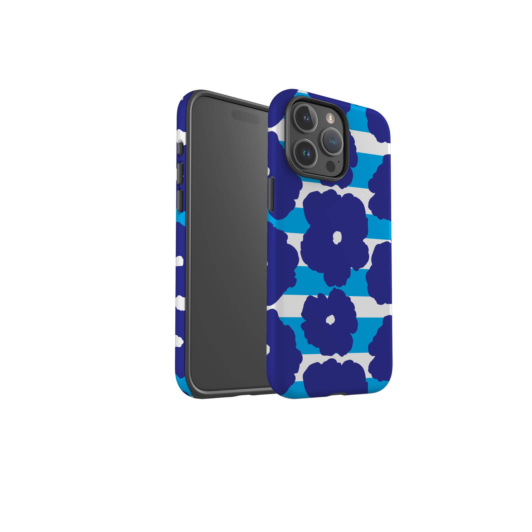 Bold Floral Blue Tough Case for iPhone — Finnaij