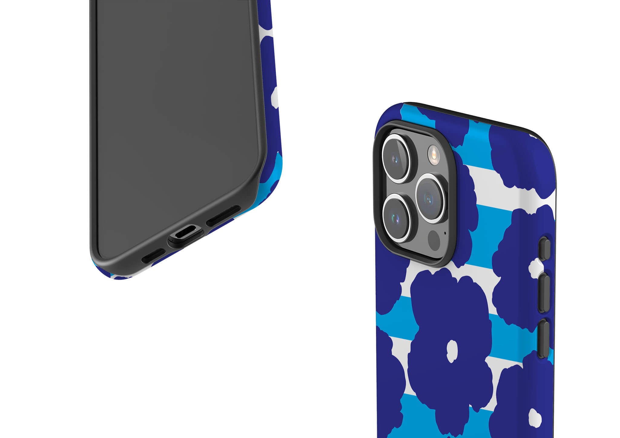 Bold Floral Blue Tough Case for iPhone — Finnaij