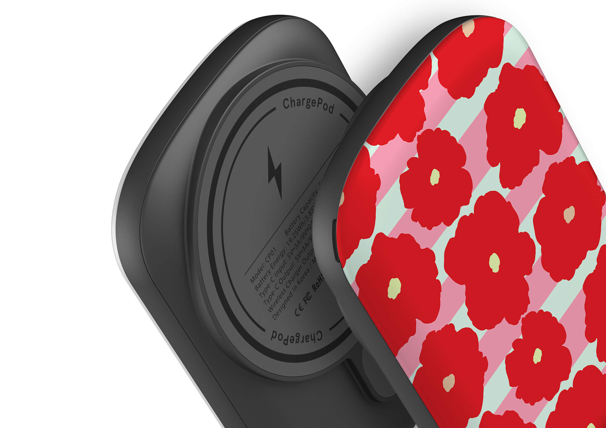 Bold Floral MagSafe CHARGEPOD — Finnaij