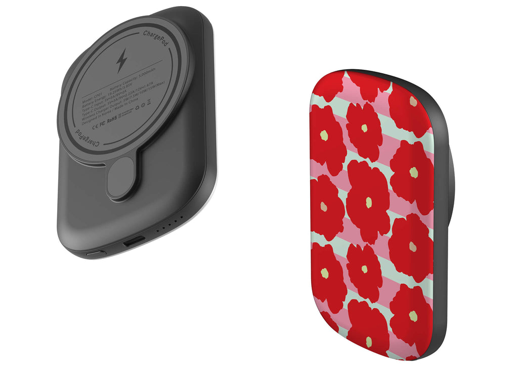 Bold Floral MagSafe CHARGEPOD — Finnaij
