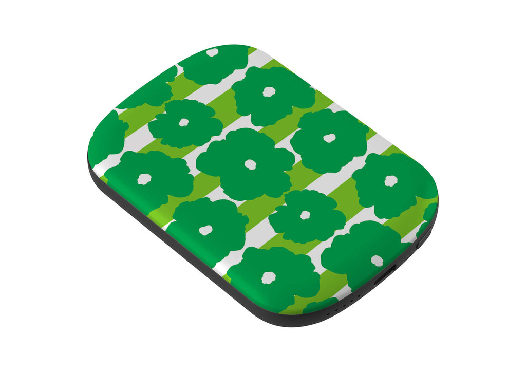 Bold Floral Green MagSafe CHARGEPOD — Finnaij