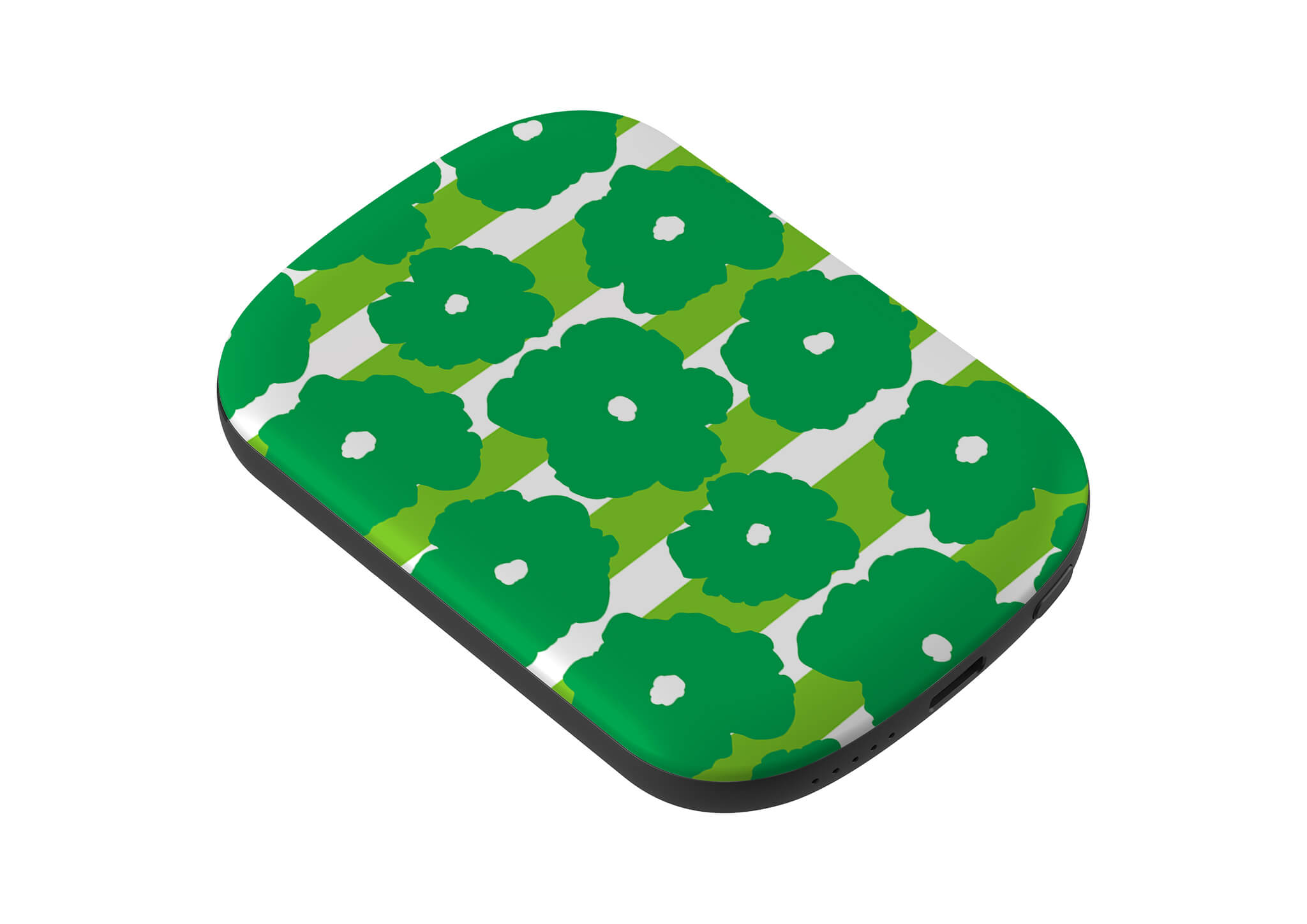 Bold Floral Green MagSafe CHARGEPOD — Finnaij