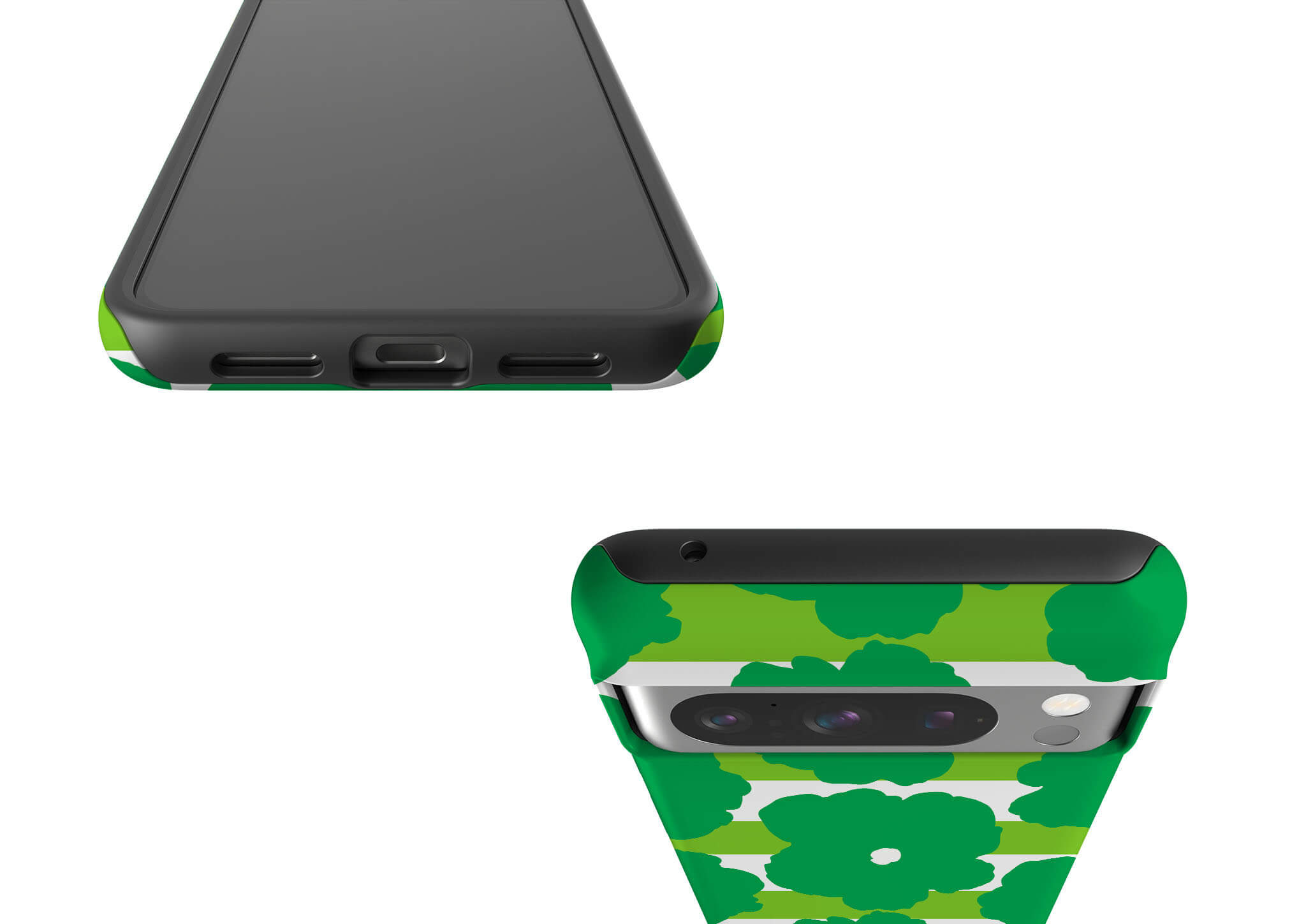 Bold Floral Green Tough Case for Google Pixel — Finnaij