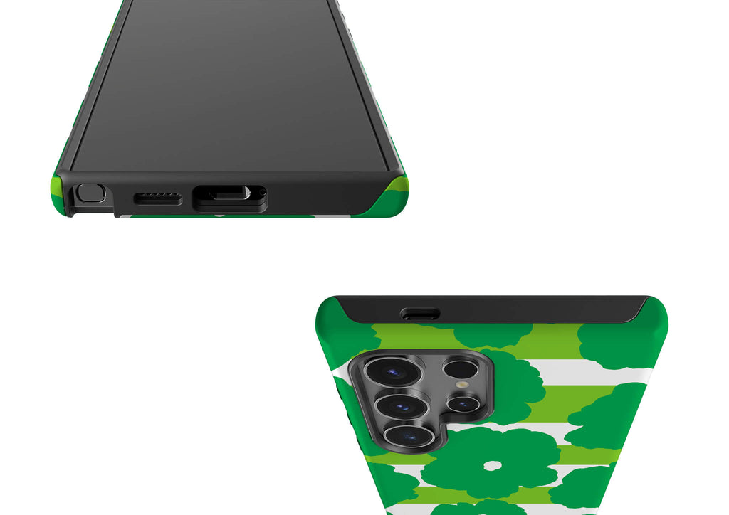 Bold Floral Green Tough Case for Samsung Galaxy — Finnaij