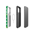 Bold Floral Green — Magsafe Tough Case for iPhone — Finnaij