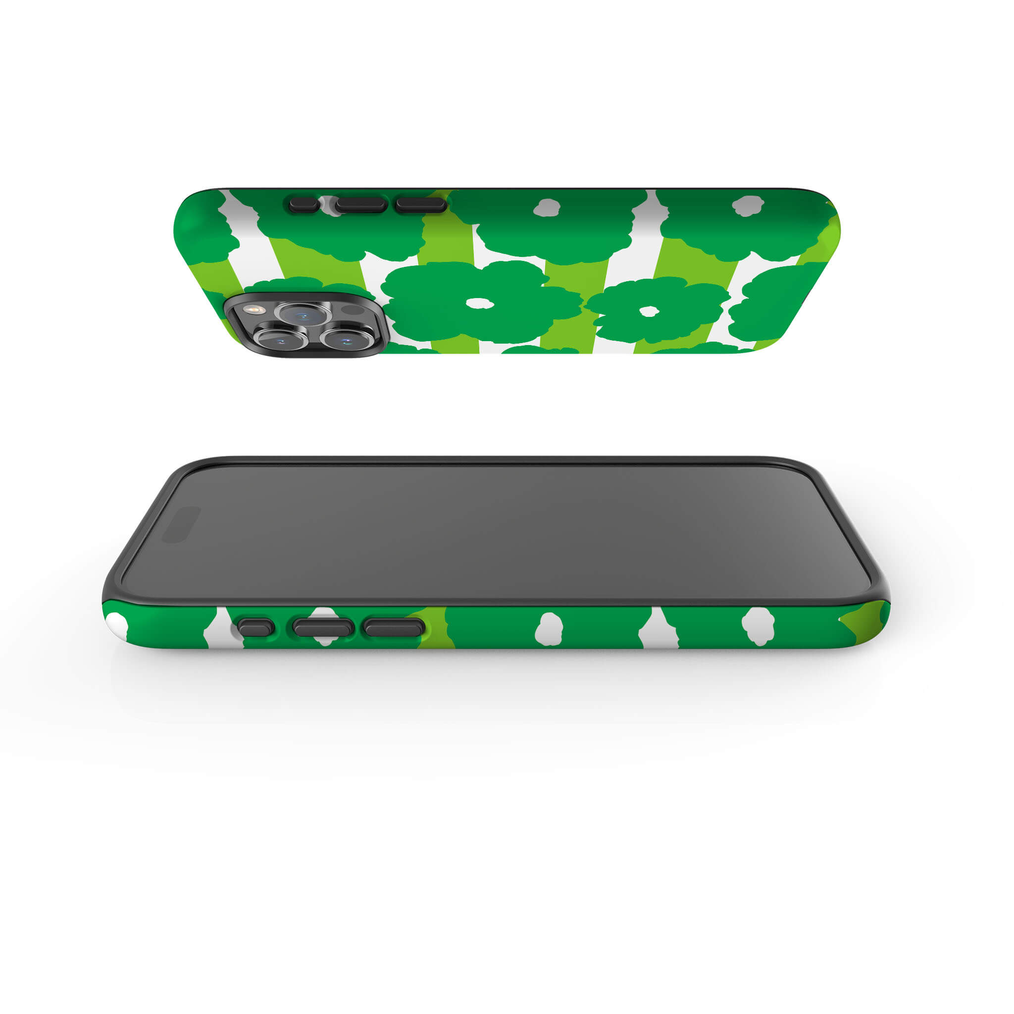 Bold Floral Green Tough Case for iPhone — Finnaij