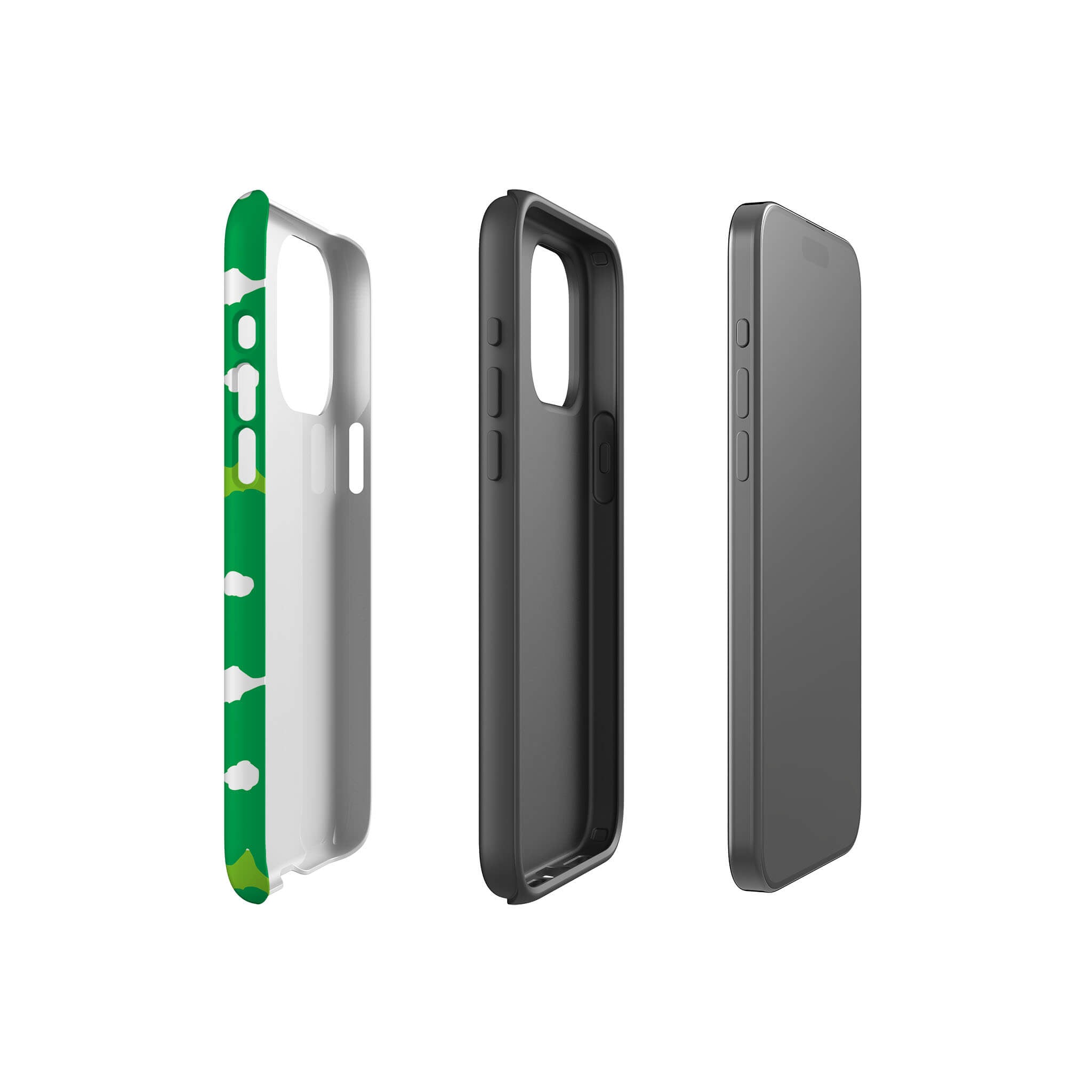 Bold Floral Green Tough Case for iPhone — Finnaij