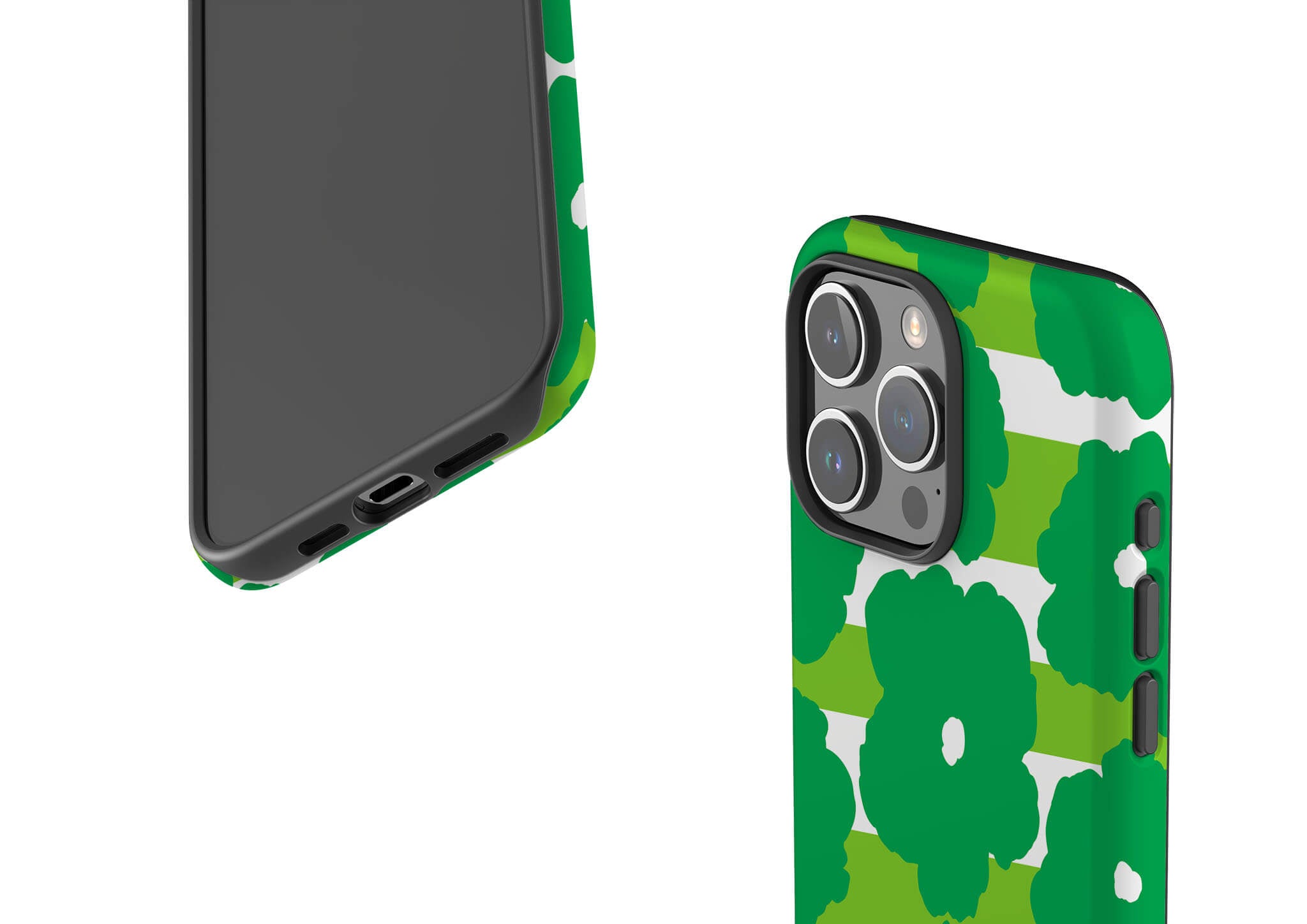 Bold Floral Green Tough Case for iPhone — Finnaij